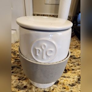 Pampered Chef Ceramic Egg Cooker